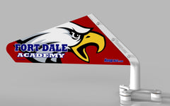 Fort Dale Academy Car Flag, SKU: 0091