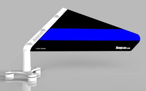 The Thin BLUE Line Car Flag, SKU: 0120