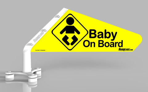 Baby On Board Car Flag, SKU: 0029