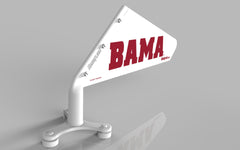BAMA White Car Flag, SKU: 0097