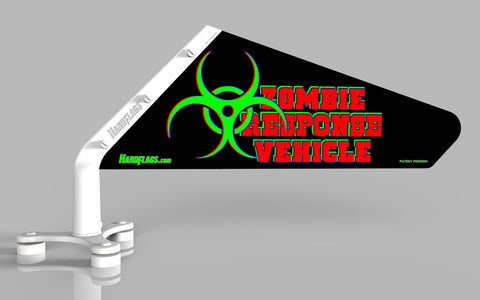 Zombie Response Vehicle Car Flag, SKU: 0099